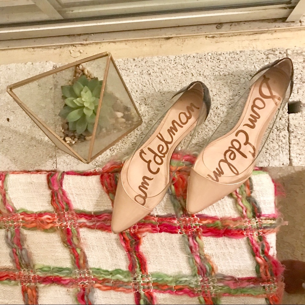 Sam Edelman - Isabella Nude Pointed Toe Flat